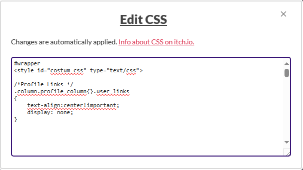 Edit Css Box Example