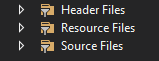Project Filters In Visual Studio